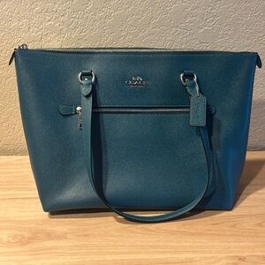 Coach Canvas Zippered Tote Bag, Like New